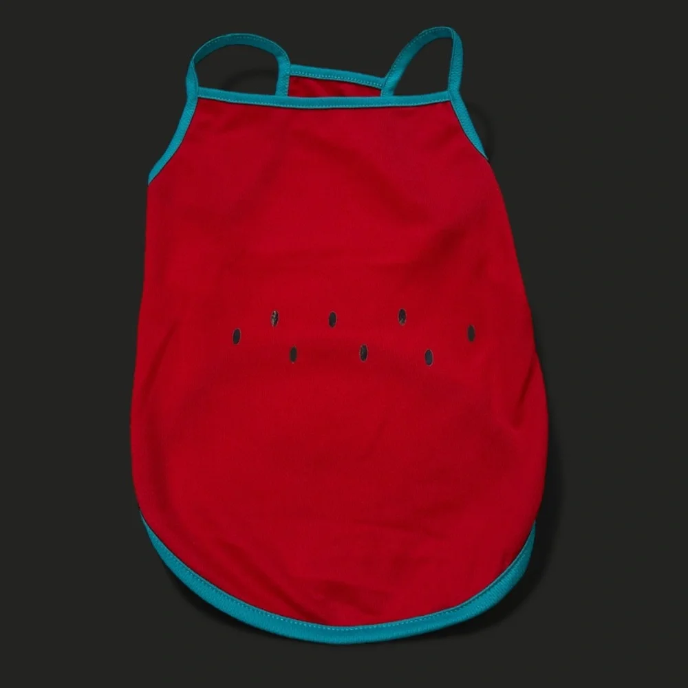 NEW Watermelon Dog Halloween Costume Tank Top Small/Medium Fall Fruit Pet Puppy - Picture 1 of 4